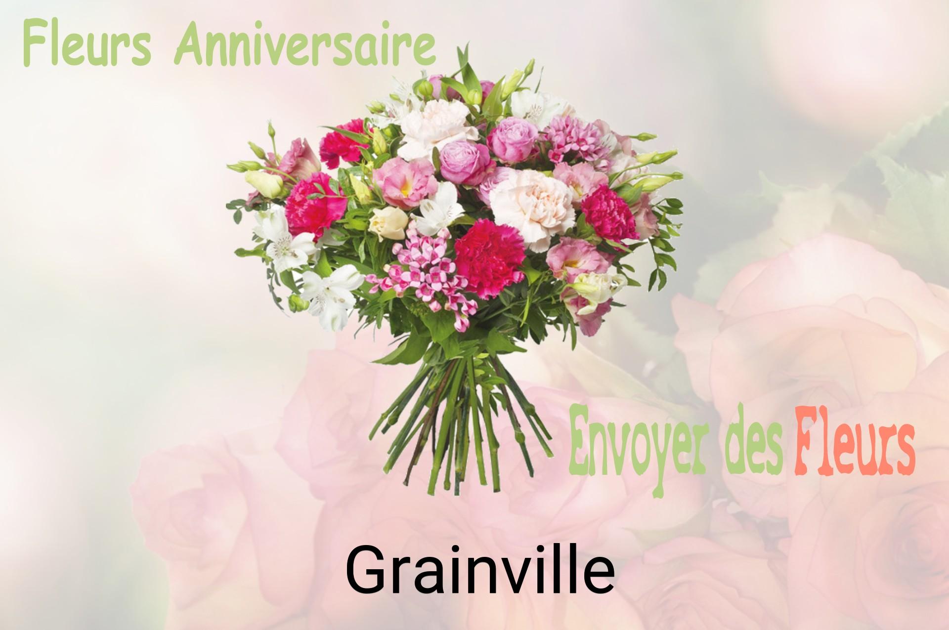 Bouquet de fleurs d’anniversaire livré à Grainville